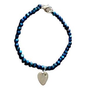 Heart Charm Bracelet - Handmade